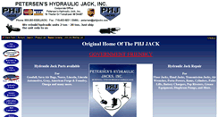 Desktop Screenshot of phjjacks.com